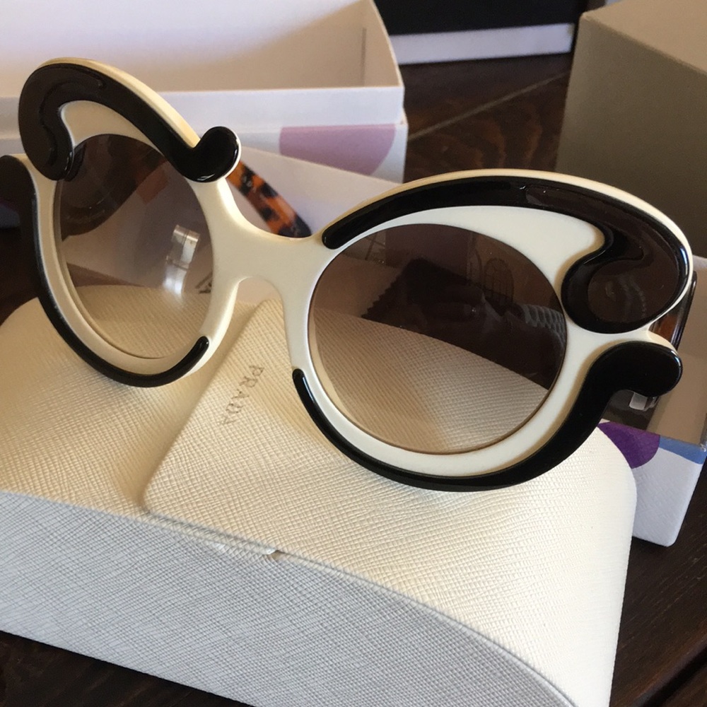 Prada baroque sunglasses. Ornate